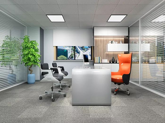 1800㎡現(xiàn)代全景辦公家具，一半井然有序，一半安然自在